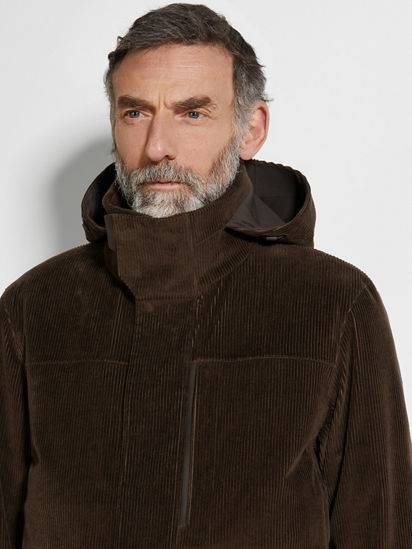 タグ付き　美品　CASHMERE FLANNEL ZIP BLOUSON Baby Camel Flannel Zip Blouson in Dark Brown