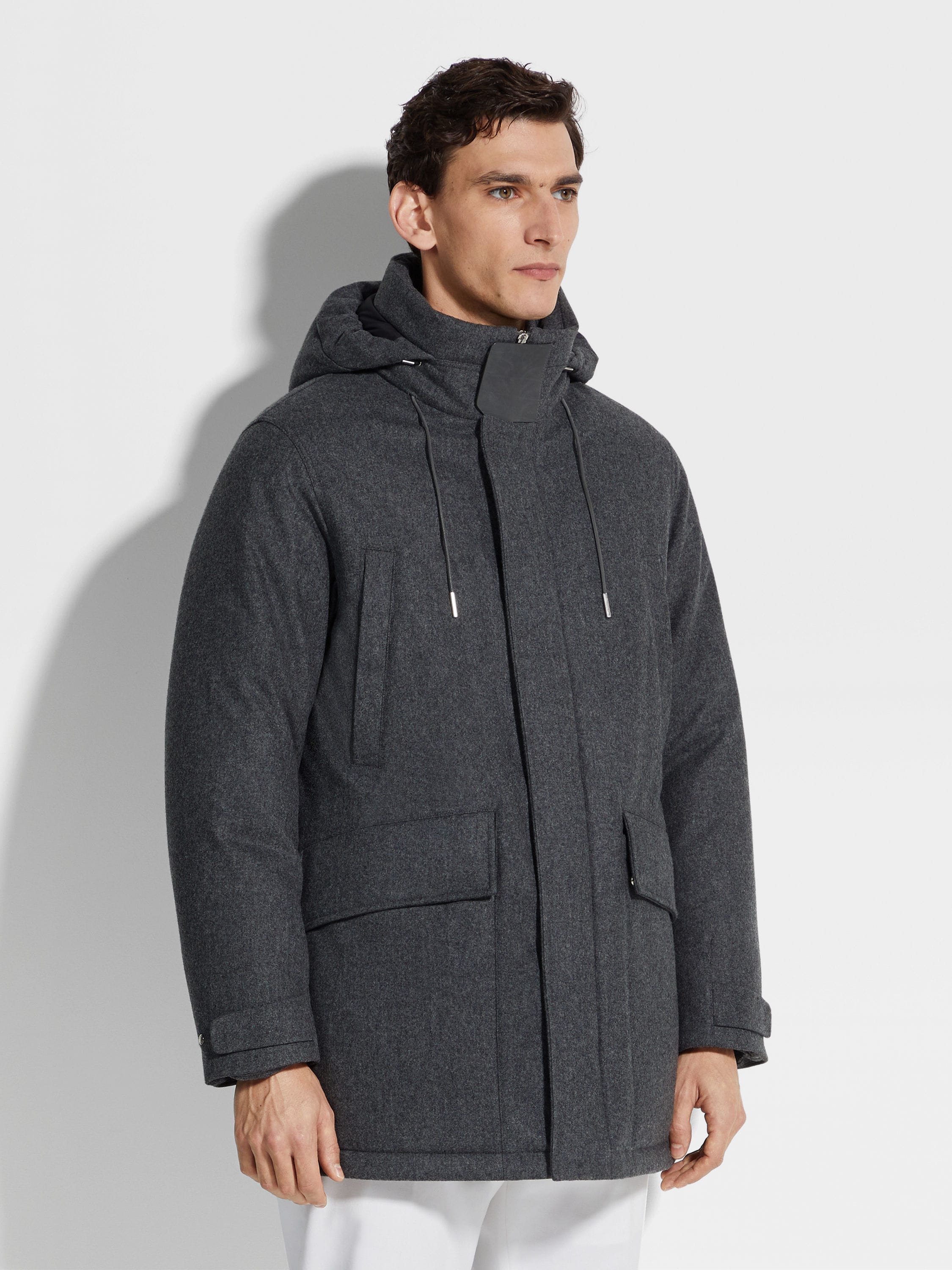 Technical Merino Wool Parka Product detail photo #3