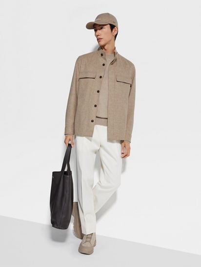 Oasi Cashmereオーバーシャツ FW24 31872750 | Zegna JP Oasi Cashmereオーバーシャツ FW24 31872750 | Zegna JP