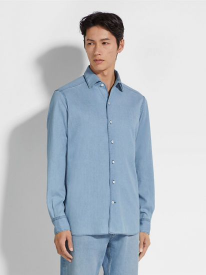 Bleached Cashco Shirt FW24 31859378 | Zegna FI