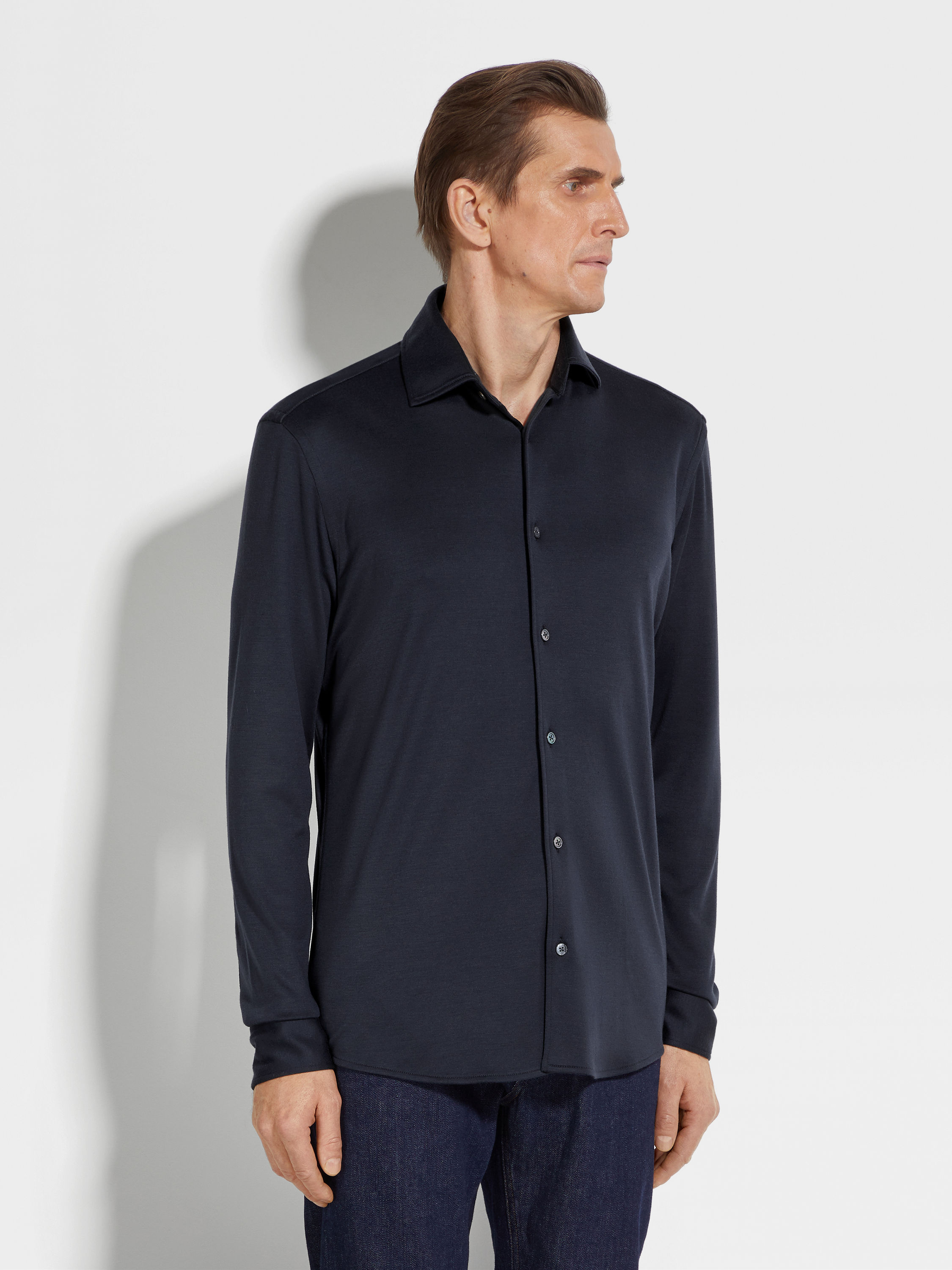 Cashmere and Silk Shirt Product detail photo #3