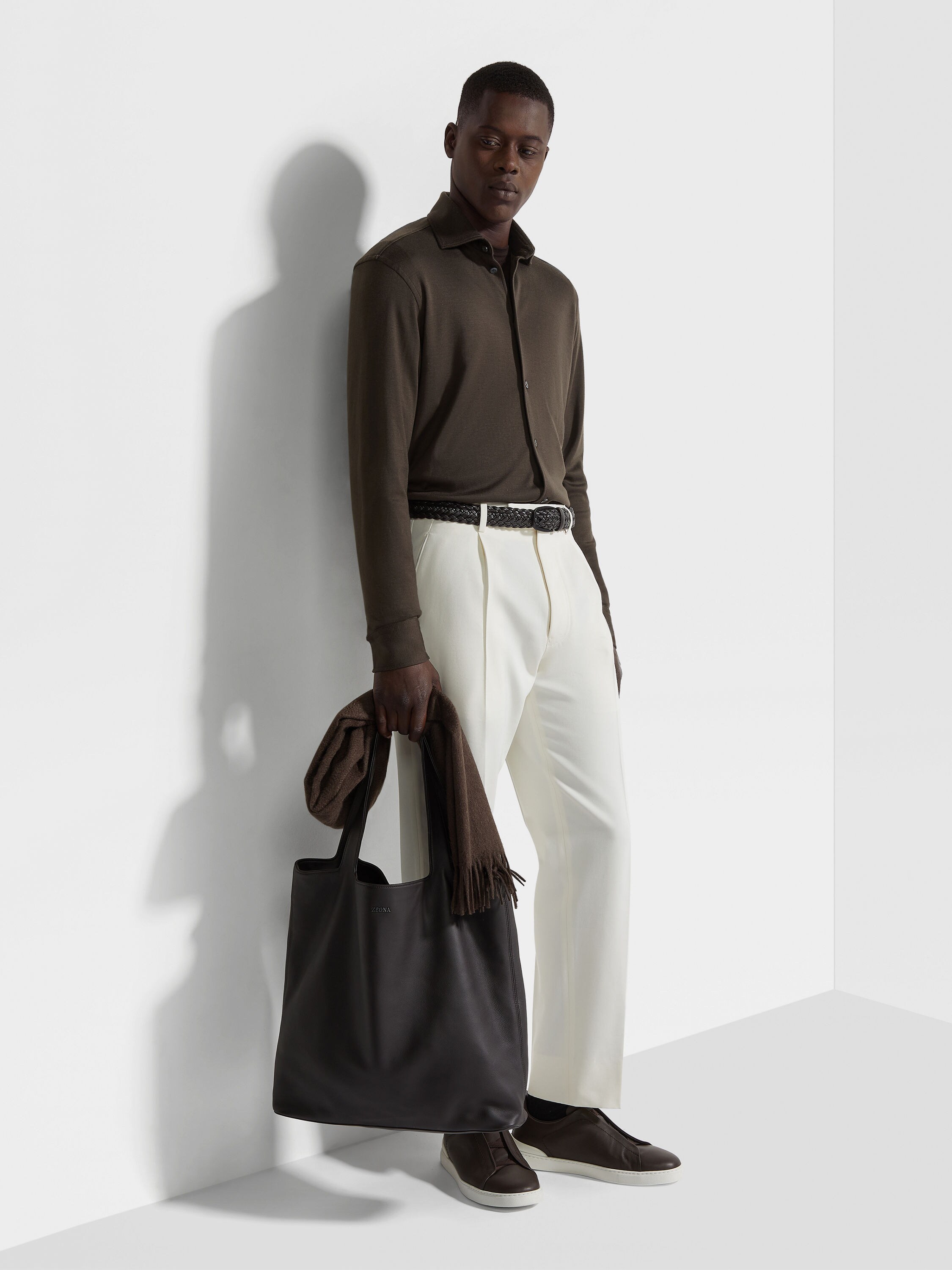 Cashmere and Silk Shirt Product detail photo #1