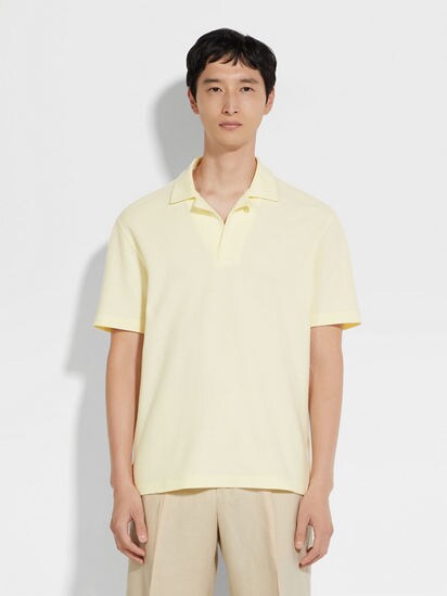 beams f グリーン イエロー　ポロシャツ コットン100% ELACIO（エラシオ）＞ミスターアップルグリーン｜BEAMS F