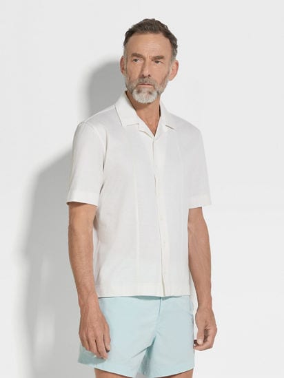 【関税込み】ZEGNA ホワイト クルーネック スウェットシャツ ZEGNAのホワイト クルーネック スウェットシャツがセール中