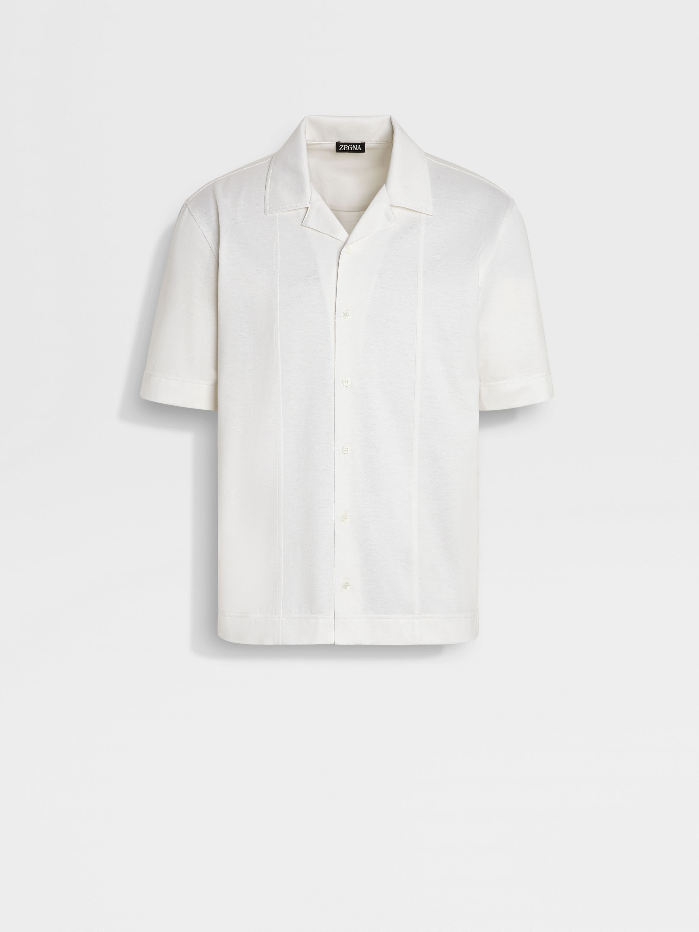 White Cotton and Silk Shirt Main product photo