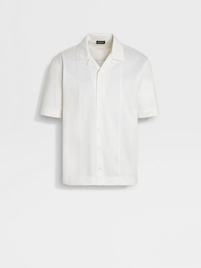 【ZEGNA】クルーネックコットントップス ホワイト ZEGNA】クルーネックコットントップス ホワイト (ZEGNA/Tシャツ