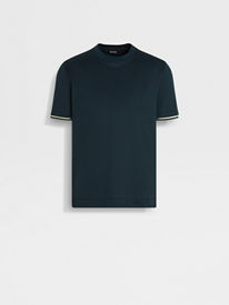 Tシャツ・カットソー ERMENEGILDO ZEGNA Men T Shirts RUFC25A9 C10 272 Brown Ermenegildo Zegna men's brown cotton t-shirt with logo