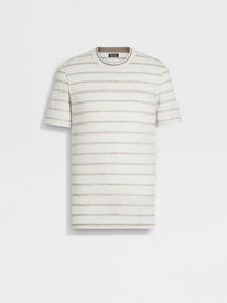 Tシャツ・カットソー ZEGNA Men T-shirt Ivory UF388A9F732 N01 Designer T-shirts for Men | ZEGNA
