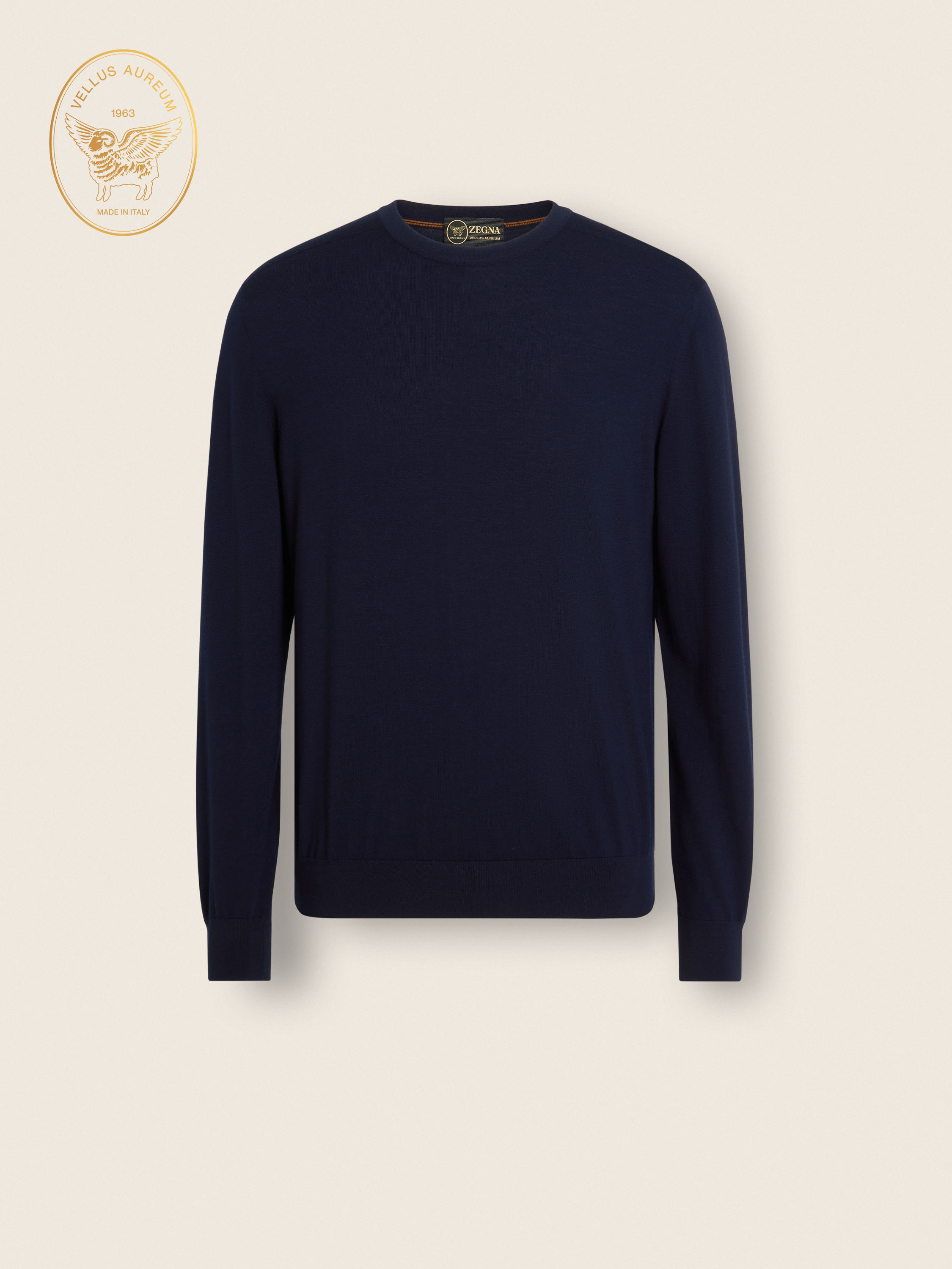 Navy Blue Vellus Aureum Crewneck Main product photo