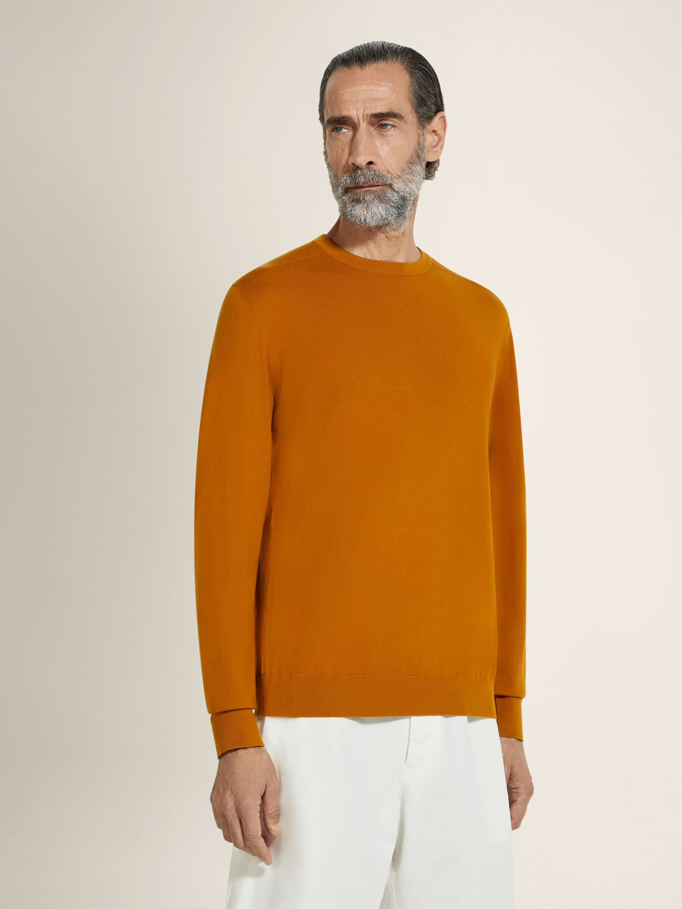 Ochre Vellus Aureum Crewneck Product detail photo #3