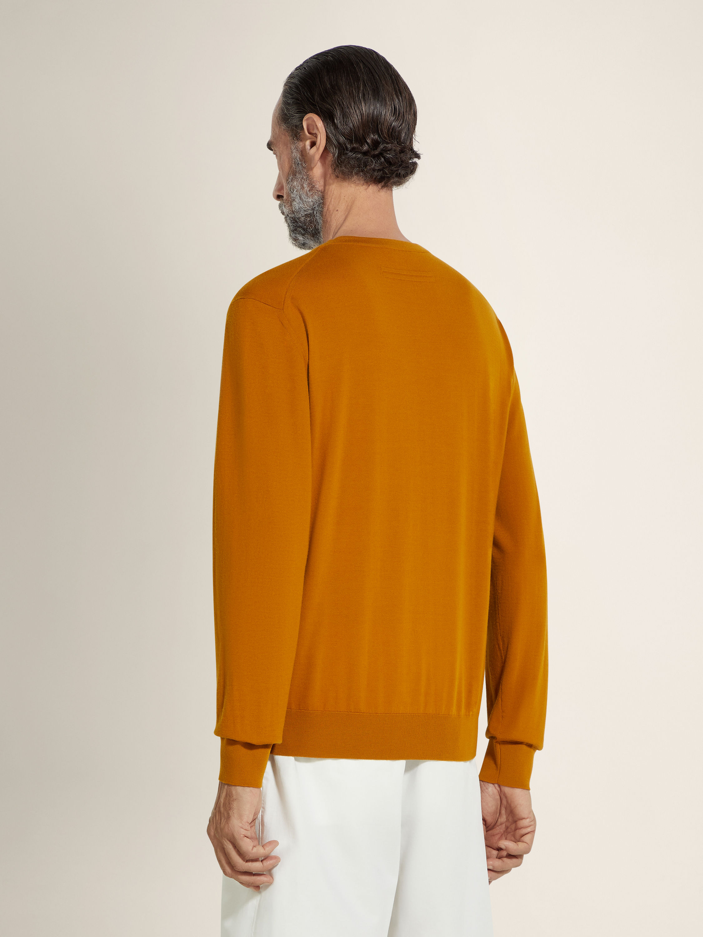 Ochre Vellus Aureum Crewneck Product detail photo #4