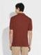 Polo en Premium Cotton Rouge Brique Photo #4 de détail du produit
