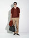 Polo en Premium Cotton Rouge Brique