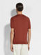 Brick Red Premium Cotton T-shirt Product detail photo #4