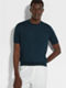 Dark Teal Blue Premium Cotton T-shirt Product detail photo #2