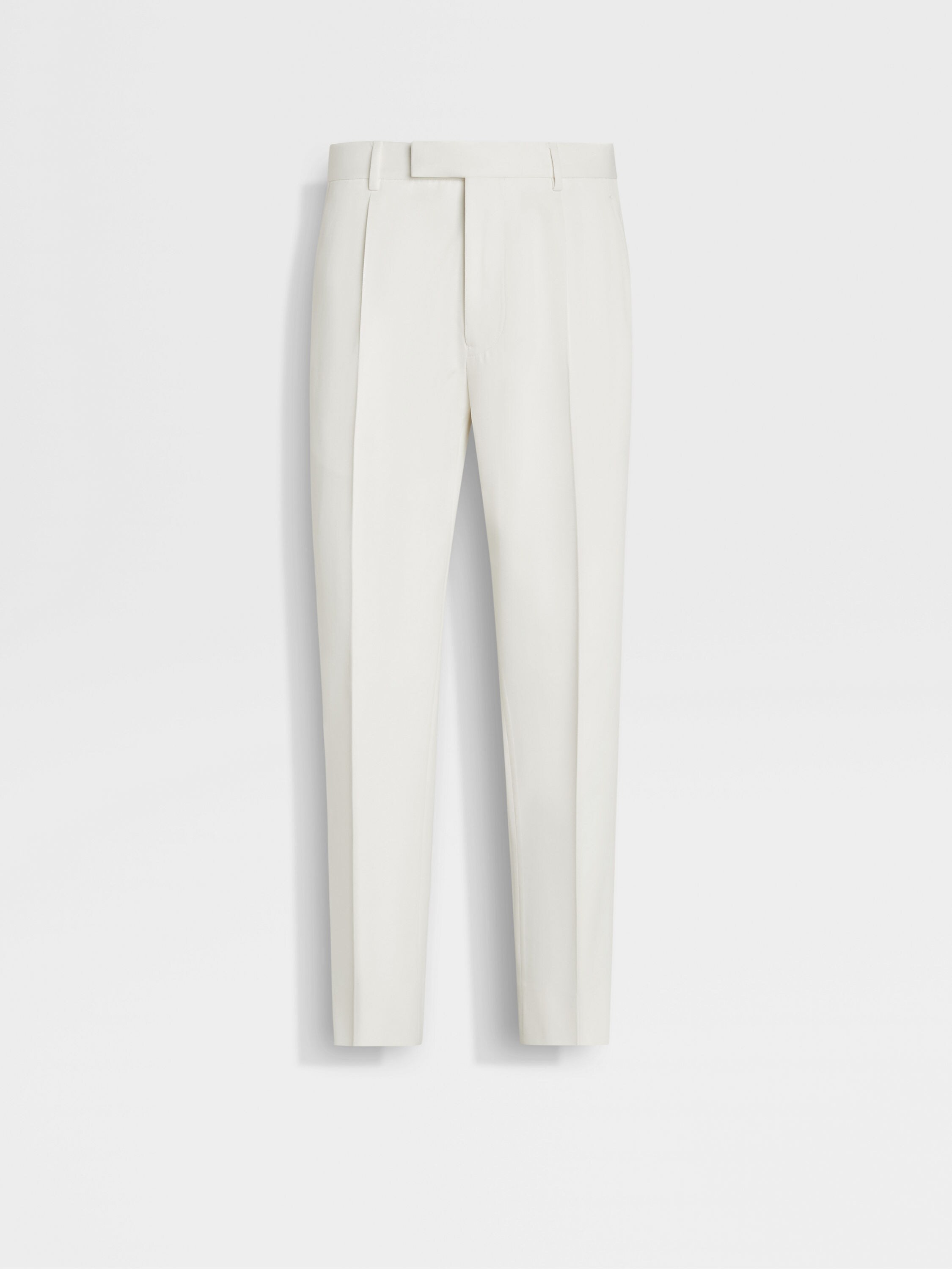 White Cotton and Wool Pants Main product photo