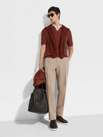 ブリックレッド Premium Cottonポロシャツ SS25 33666585 | Zegna JP ブリックレッド Premium Cottonポロシャツ SS25 33666585 | Zegna JP