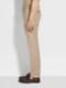 Light Taupe Stretch Premium Cotton Pants Product detail photo #2