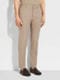 Light Taupe Stretch Premium Cotton Pants Product detail photo #3