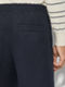 Navy Blue Oasi Lino Shorts Product detail photo #1