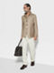 White Stone-washed Cotton Roccia Jeans Product detail photo #2