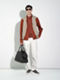 White Stone-washed Cotton Roccia Jeans