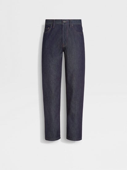 Caxndycing Jeans da uomo dritto, slim fit, in denim, stile vintage