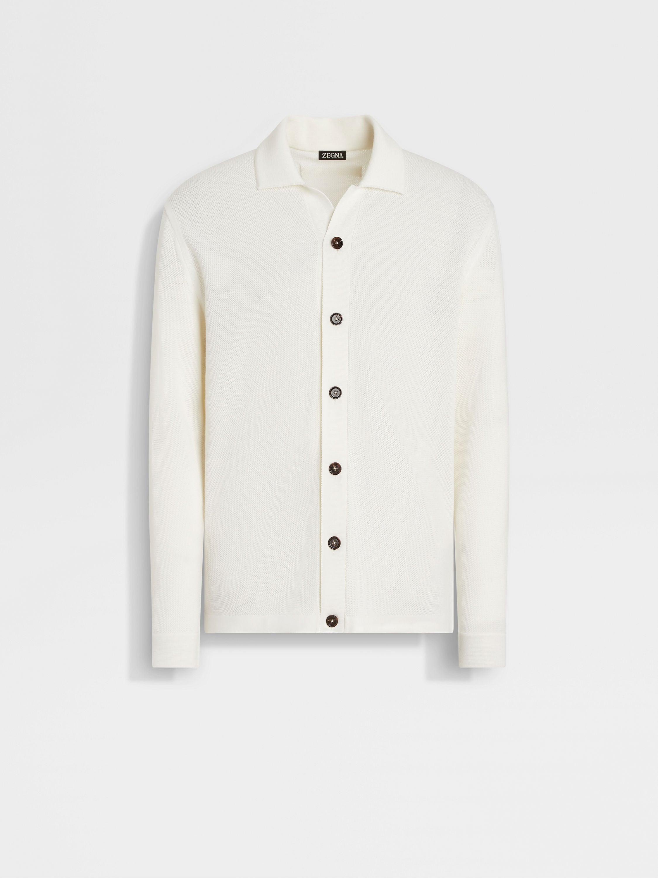 White Wool Shirt Main product photo