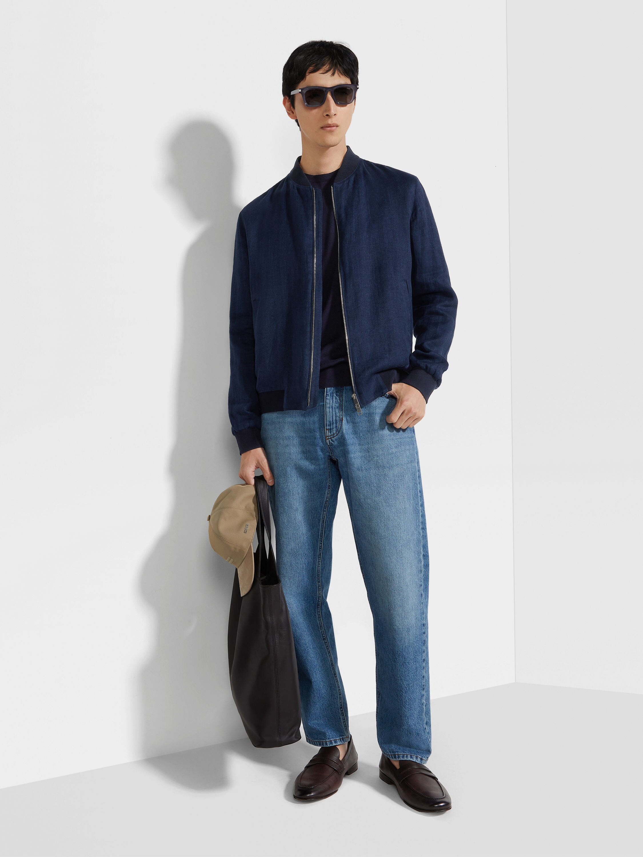 Bomberjacke aus Oasi Lino Detailfoto #1 des Produkts