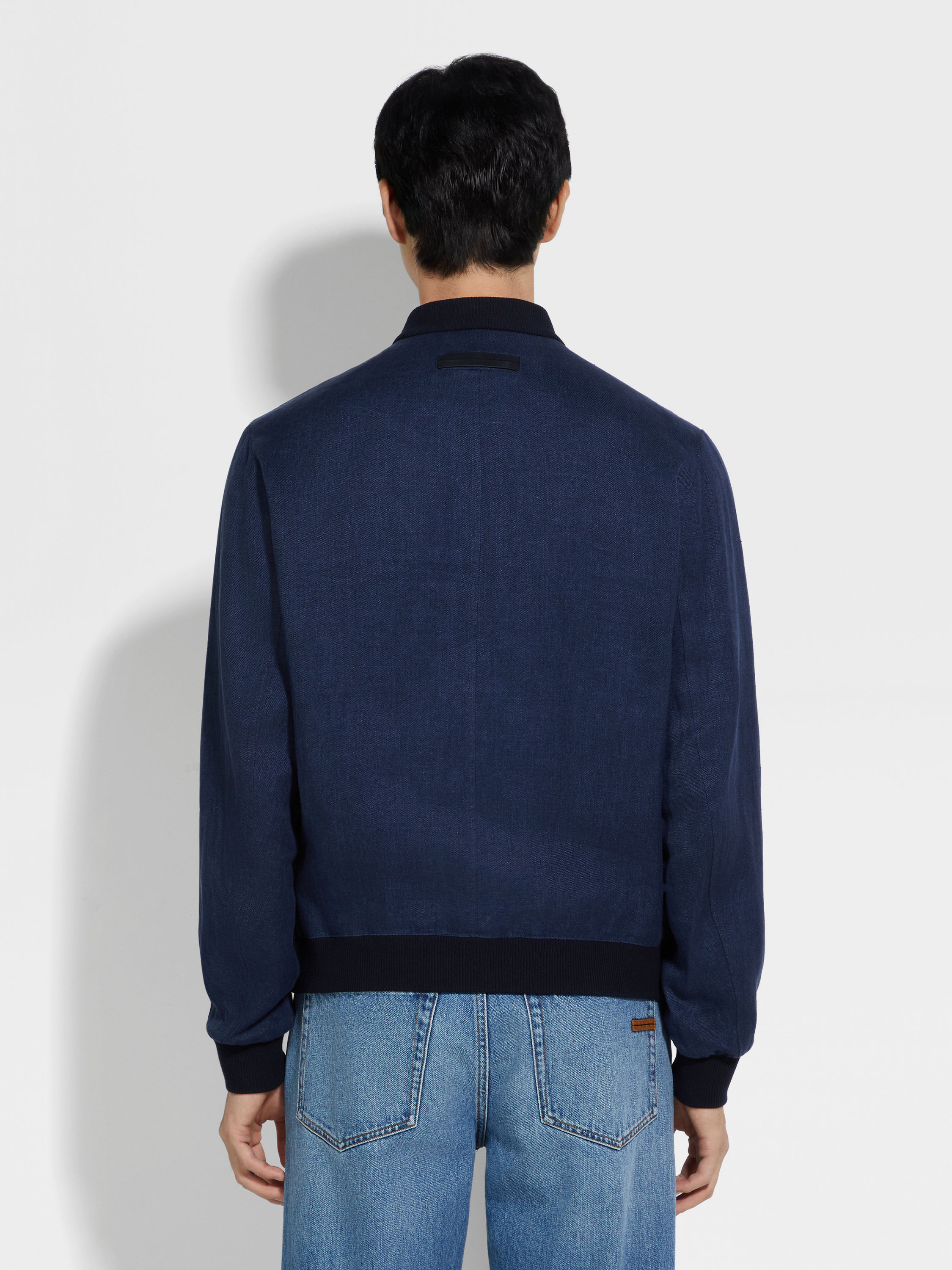 Bomberjacke aus Oasi Lino Detailfoto #4 des Produkts