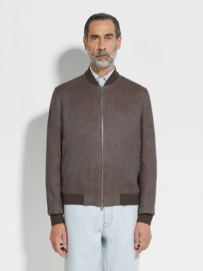 Linen jacket with belt - Women | MANGO USA
