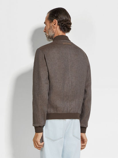 Oasi Lino Bomber SS25 33992392 | Zegna US