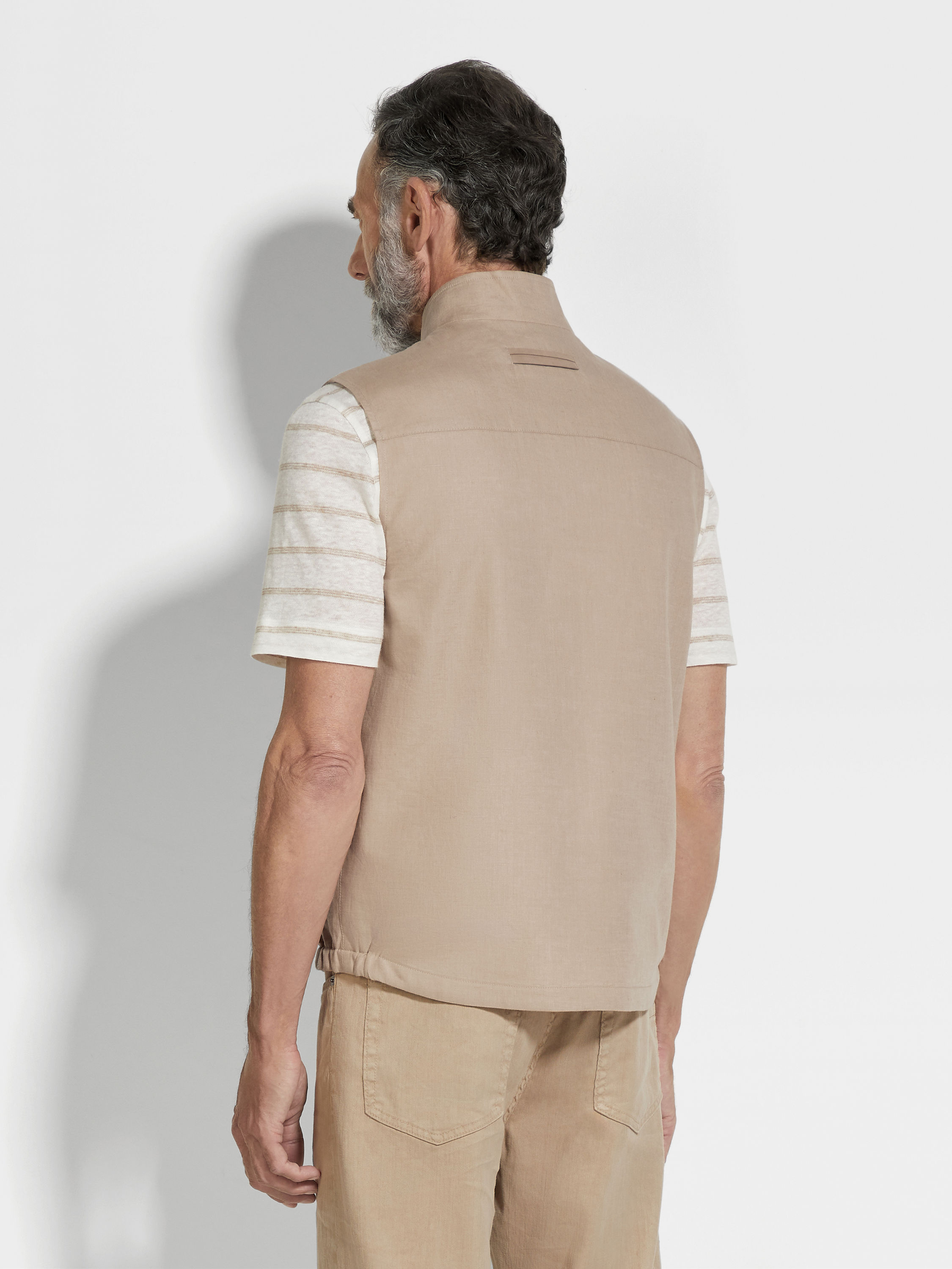 Oasi Lino Vest Product detail photo #4