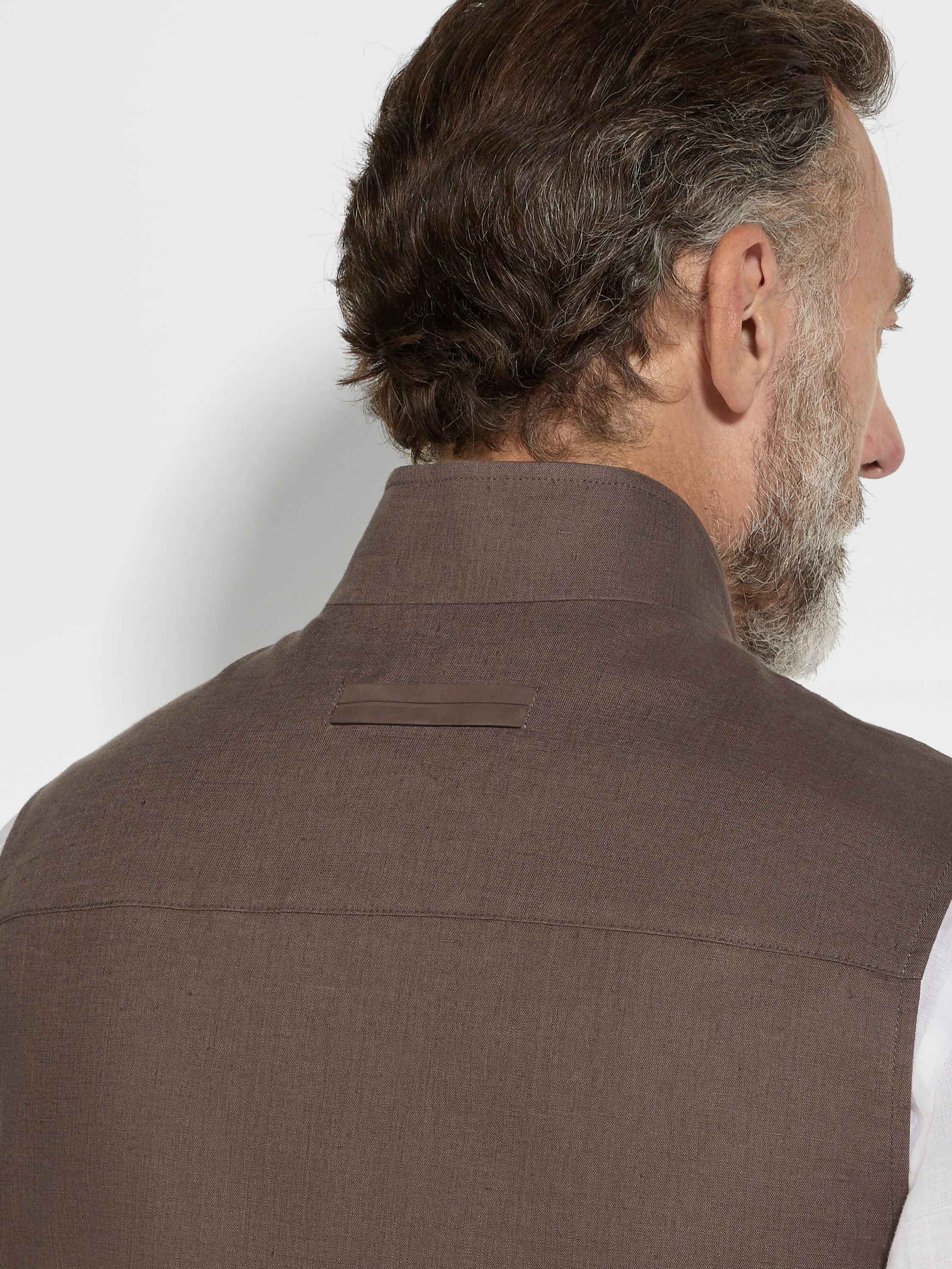 Oasi Lino Vest Product detail photo #2