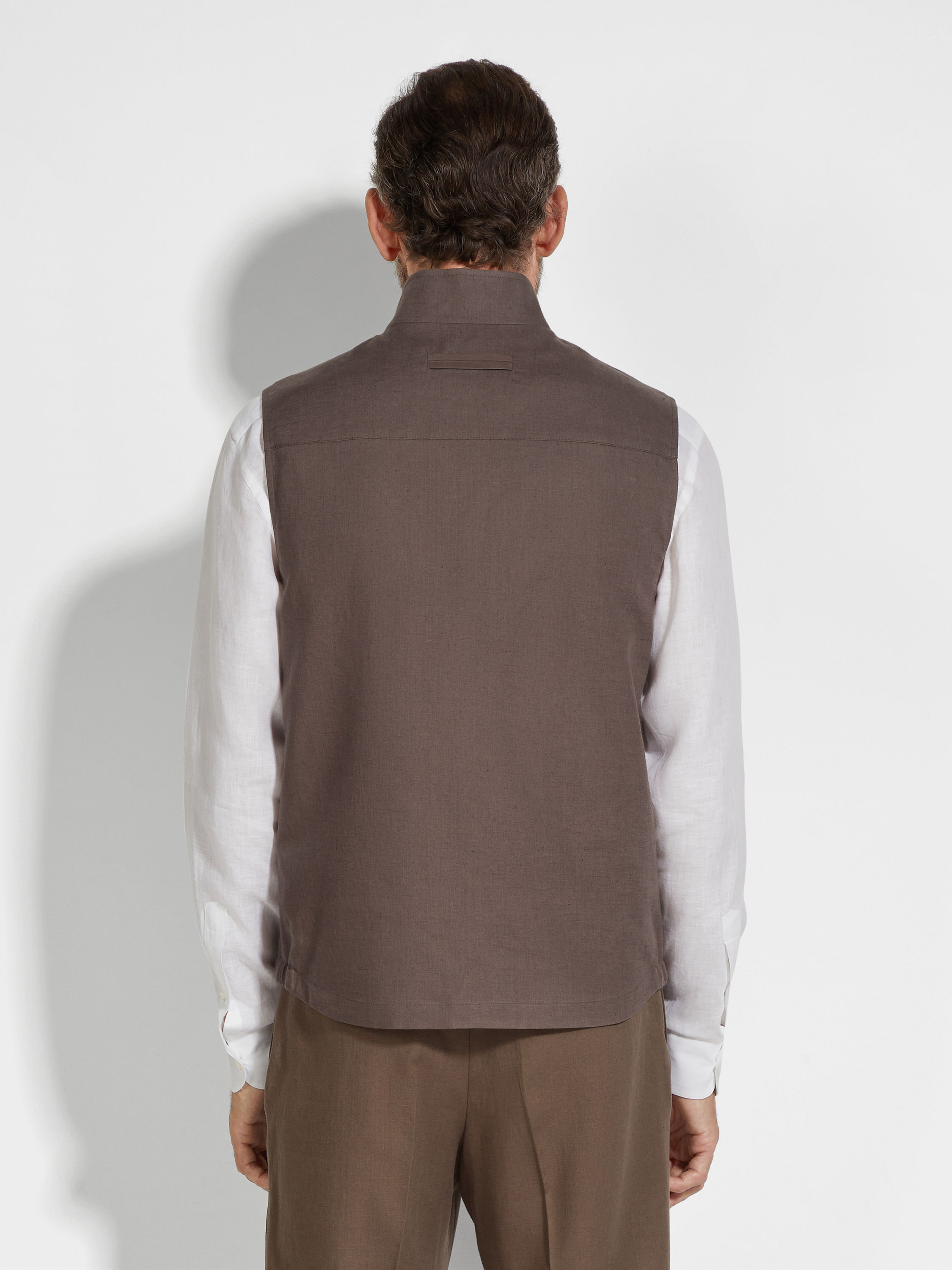 Oasi Lino Vest Product detail photo #4