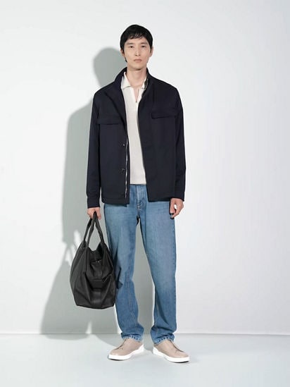 Motorin 125cc Microfiber Field Jacket FW25 33666114 | Zegna US