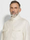 Crossover Cotton Linen and Silk Overshirt Product detail photo #2