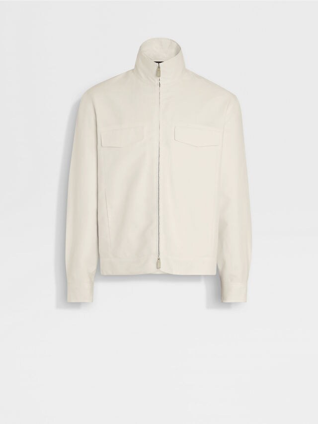 Crossover Cotton Linen and Silk Overshirt Main product photo