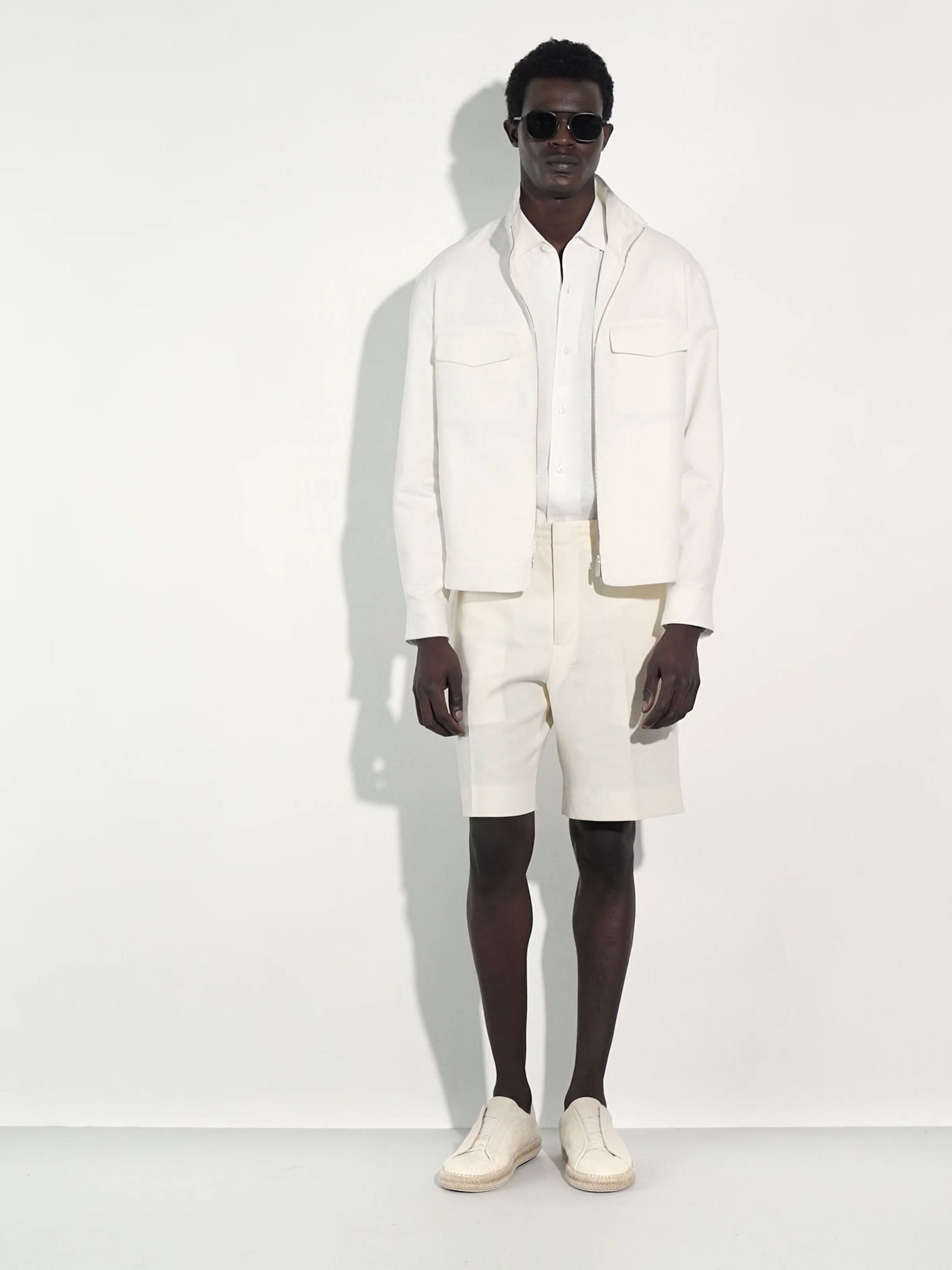 Crossover 棉及桑蚕丝衬衫外套SS25 34020226 | Zegna SG