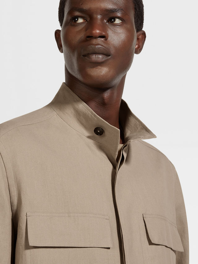Oasi Lino Overshirt Product detail photo #2
