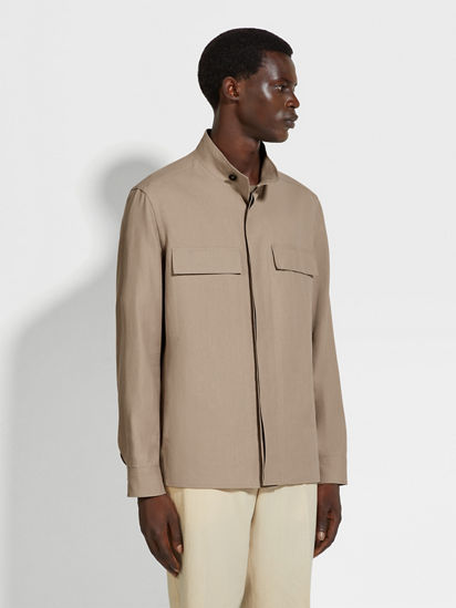 Oasi Lino Overshirt SS25 33976828 | Zegna EE