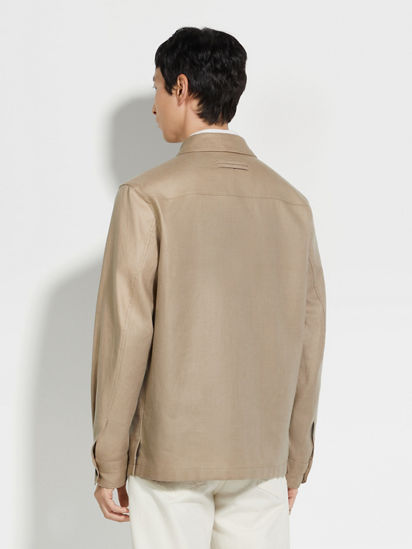 Oasi Lino オーバーシャツ SS25 33659146 | Zegna JP