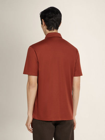 Brick Red Vellus Aureum Polo Shirt SS26 33733482 | Zegna US