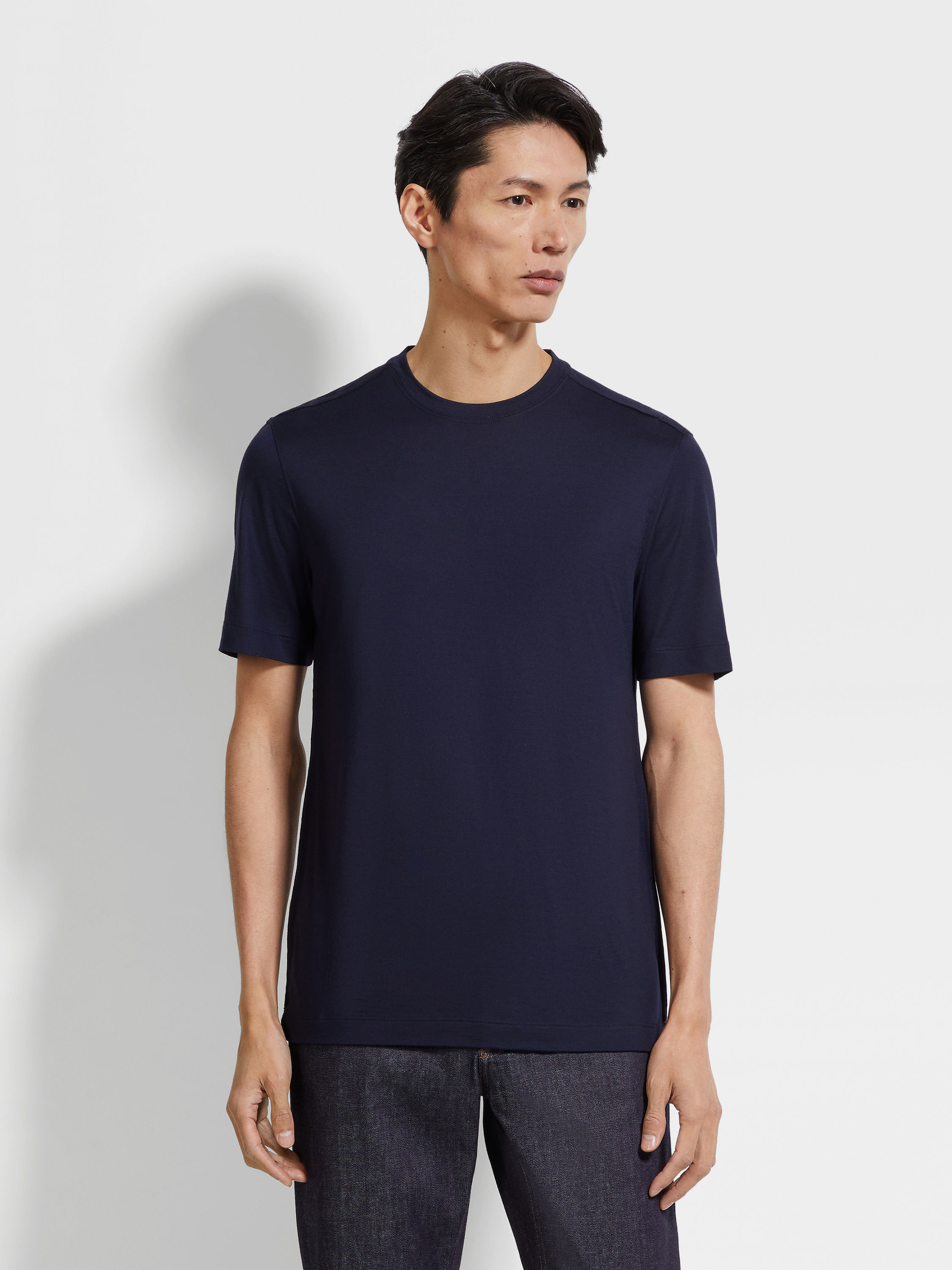 Navy Blue Vellus Aureum T-shirt Product detail photo #3