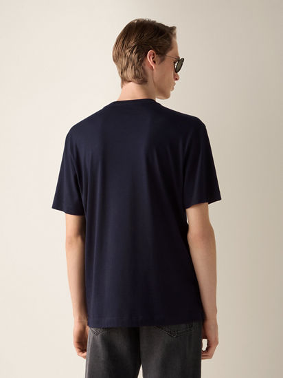 ネイビーブルー Vellus Aureum Tシャツ SS27 33733429 | Zegna JP