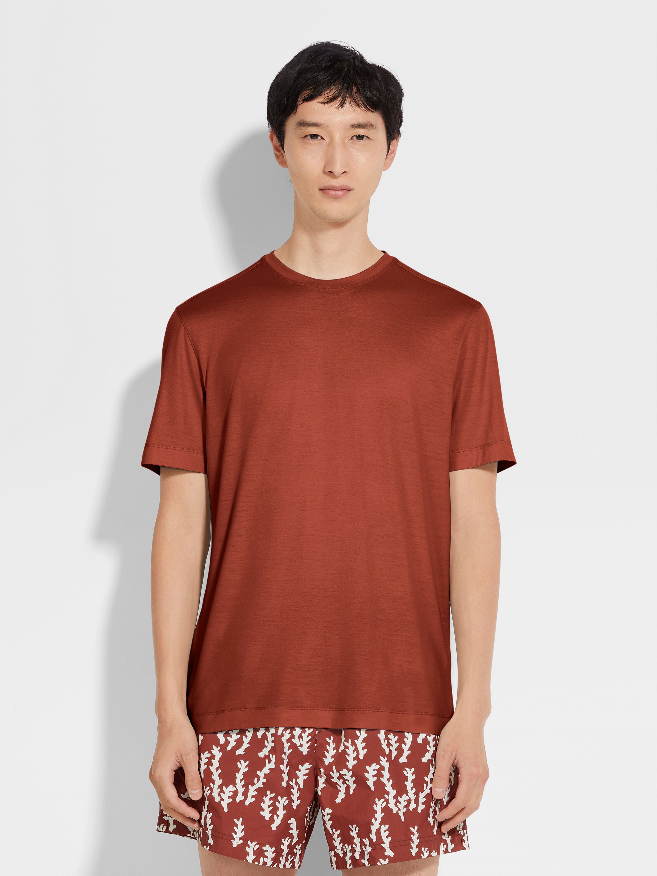 Brick Red Vellus Aureum T-shirt Product detail photo #3