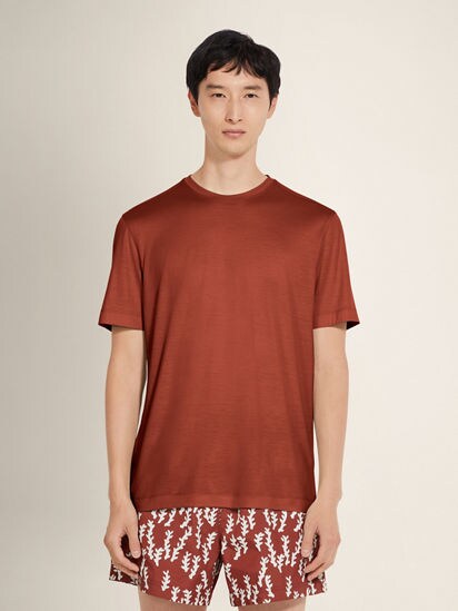 Brick Red Vellus Aureum T-shirt SS26 33733442 | Zegna US