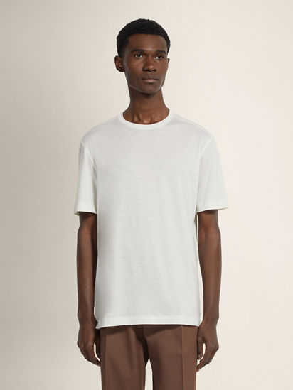 White Vellus Aureum T-shirt SS26 33733440 | Zegna US