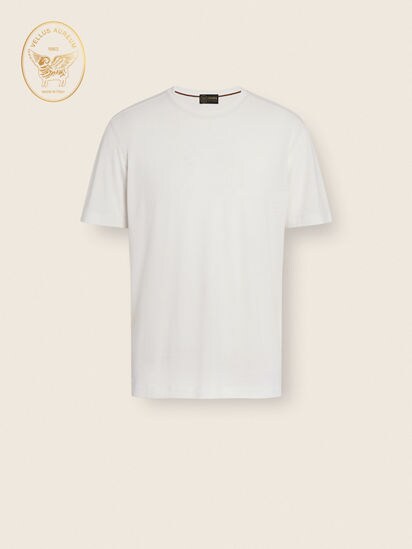 White Vellus Aureum T-shirt FW26 33733440 | Zegna JP