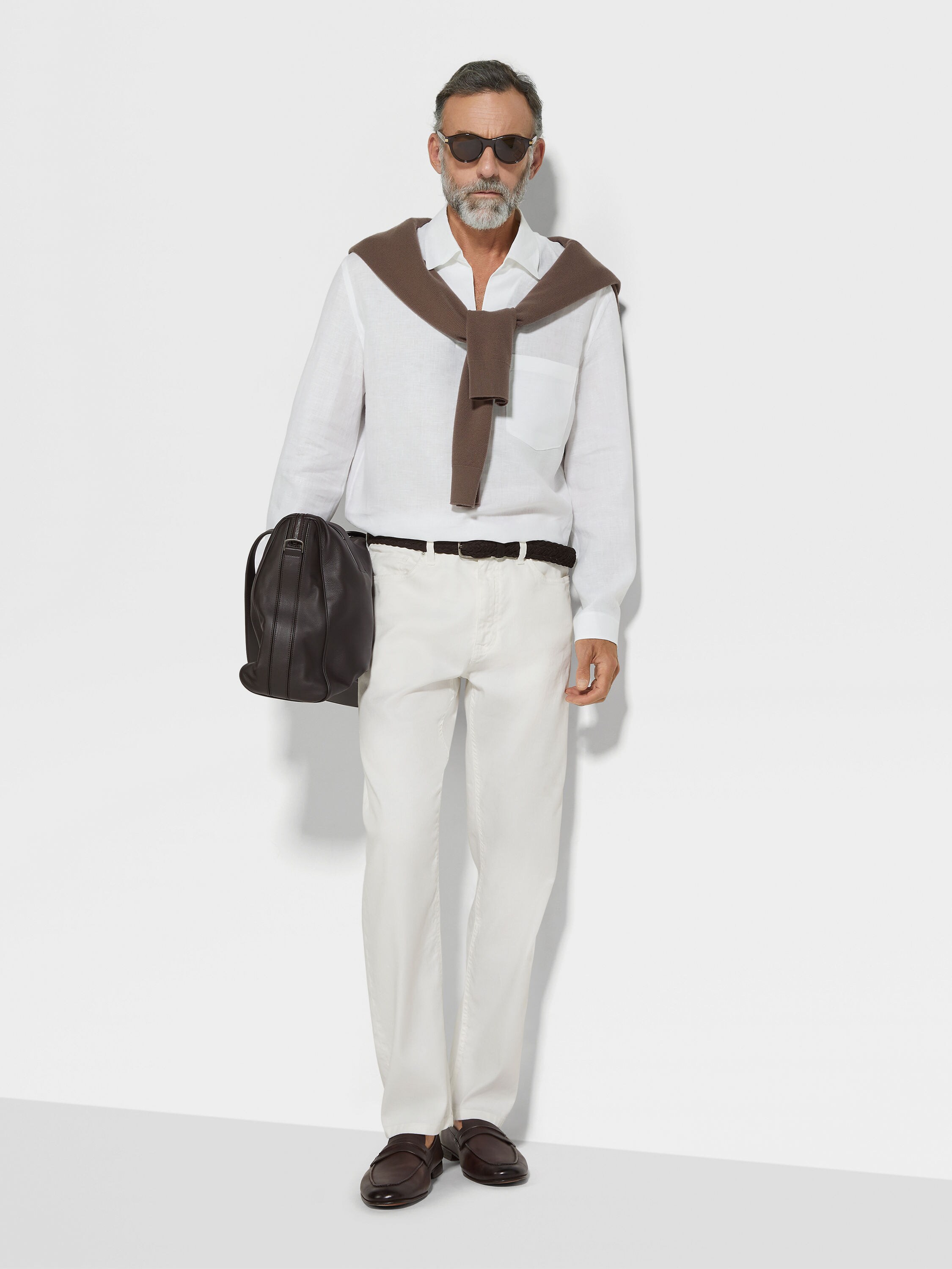 Oasi Lino Polo Shirt Product detail photo #1